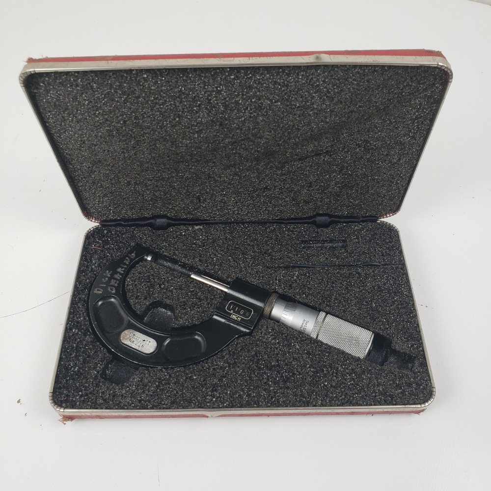 Starrett No. 216 Mechanical Digital Micrometer 1-2 Inch Precision Machinist Tool